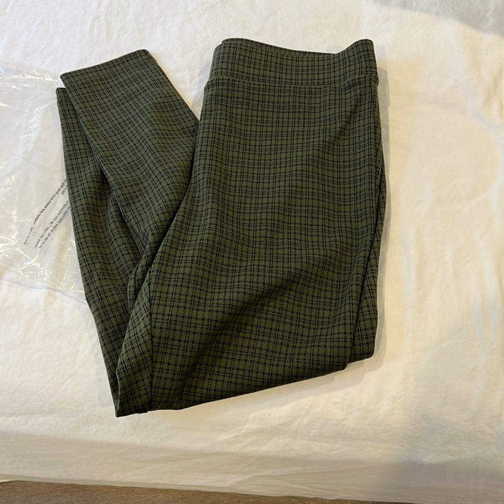 Plaid leggings